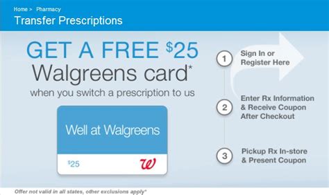 Walgreens savings card sign up